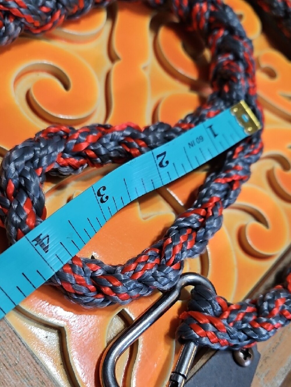 Hand Crafted Thick Paracord Dog Training Leash NEW - Picture 6 of 8